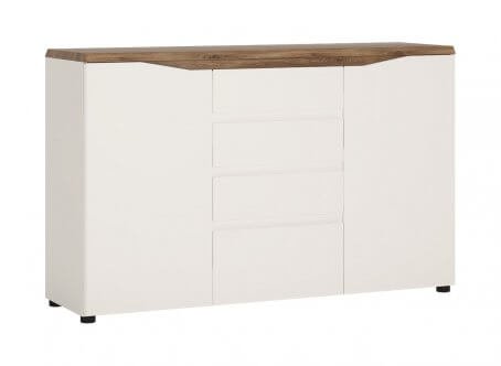 Biała komoda Toledo