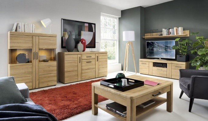 Komoda w pokoju dziennym