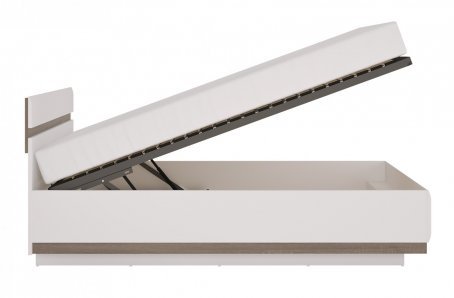 łóżko z podnoszonym stelażem