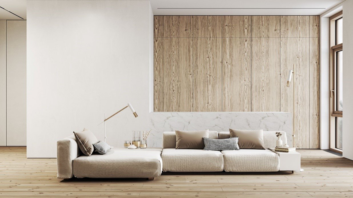 minimalistyczny salon