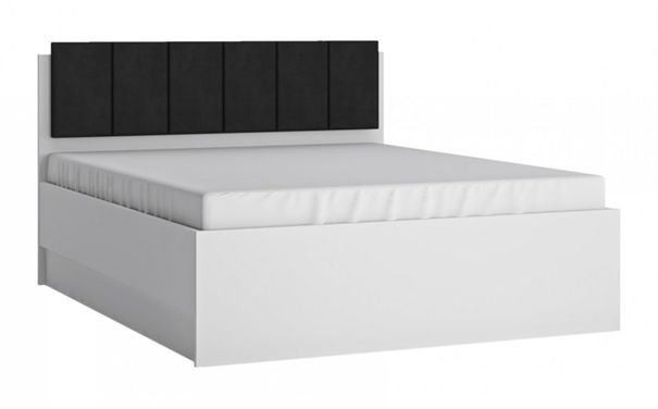 Łóżko z kolekcji LYON biały, Meble Wójcik