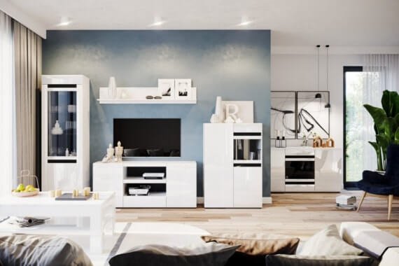 Pastele i biel we wnętrzach