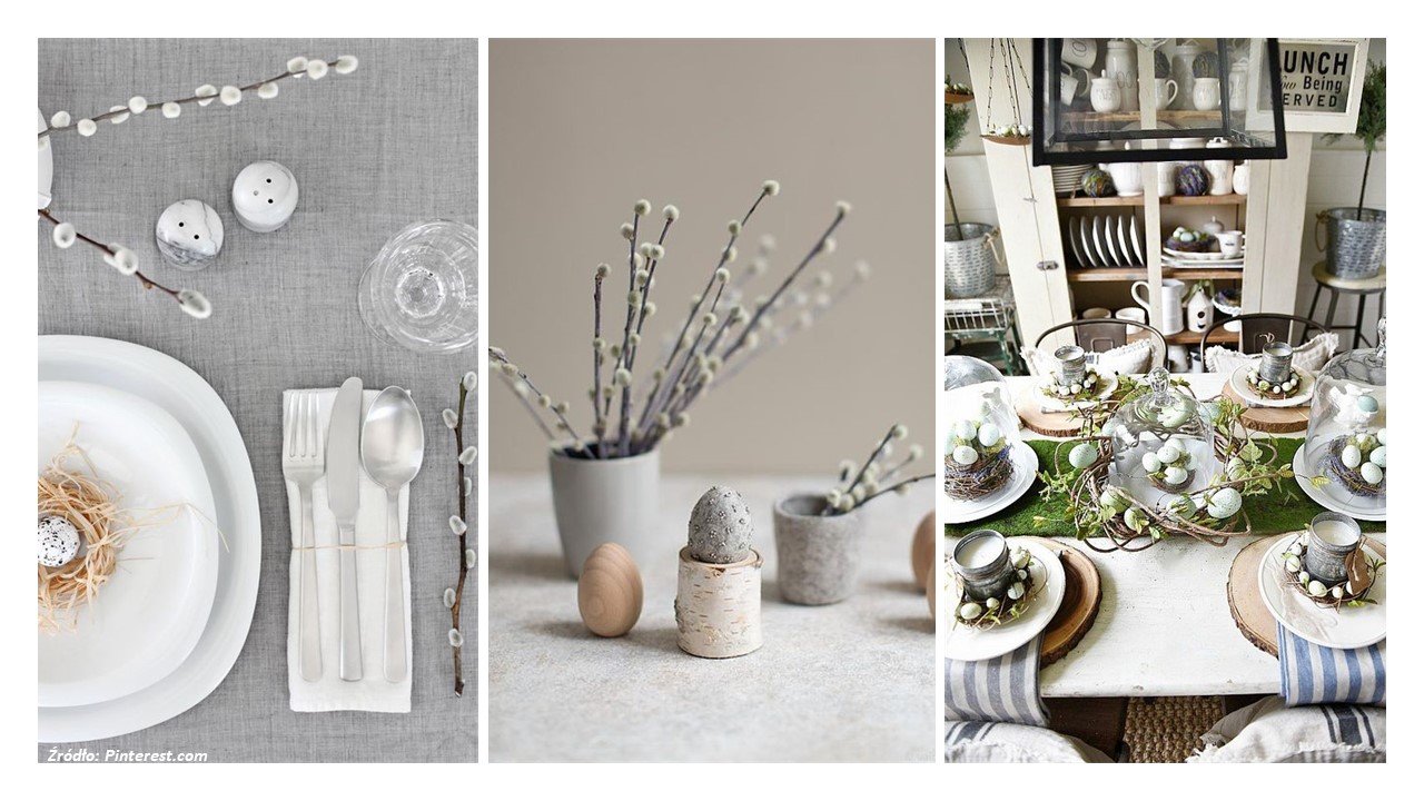 aranżacje wielkanocnego stołu