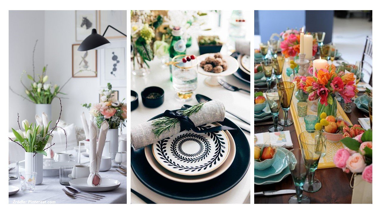 ozdoby na wielkanocny stół