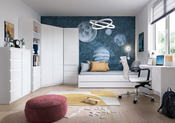 szafa narożna w domu