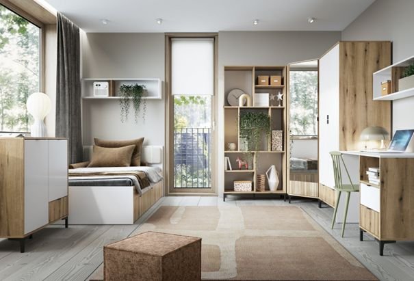 elegancka szafa narożna